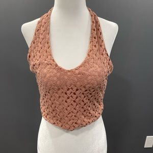 Garage crochet Shirt Peach MIDI medium C2